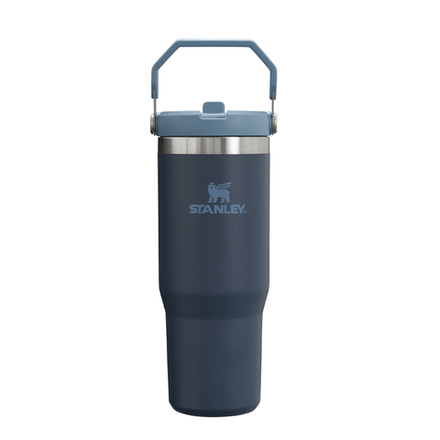 Термокружка Stanley IceFlow Flip Straw Tumbler (0,89 литра), синяя