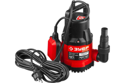 Дренажный насос для чистой воды Зубр МАСТЕР М1 НПЧ-М1-400
