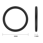 Набор из 3 эрекционных колец 4см, 5см и 6см Baile Ring Rubbet Set BI-026013