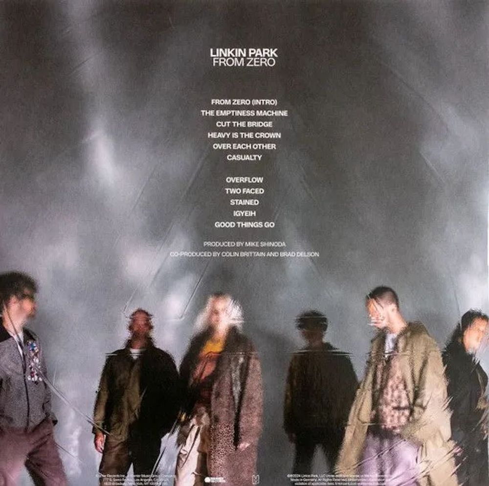 LINKIN PARK. From Zero (Translucent Blue) (LP) 2024 Новая запечатанная виниловая пластинка. Линкин Парк