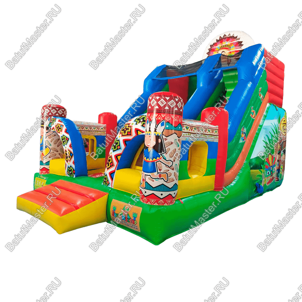Надувная горка "Индиана" 6*4*5,5 м