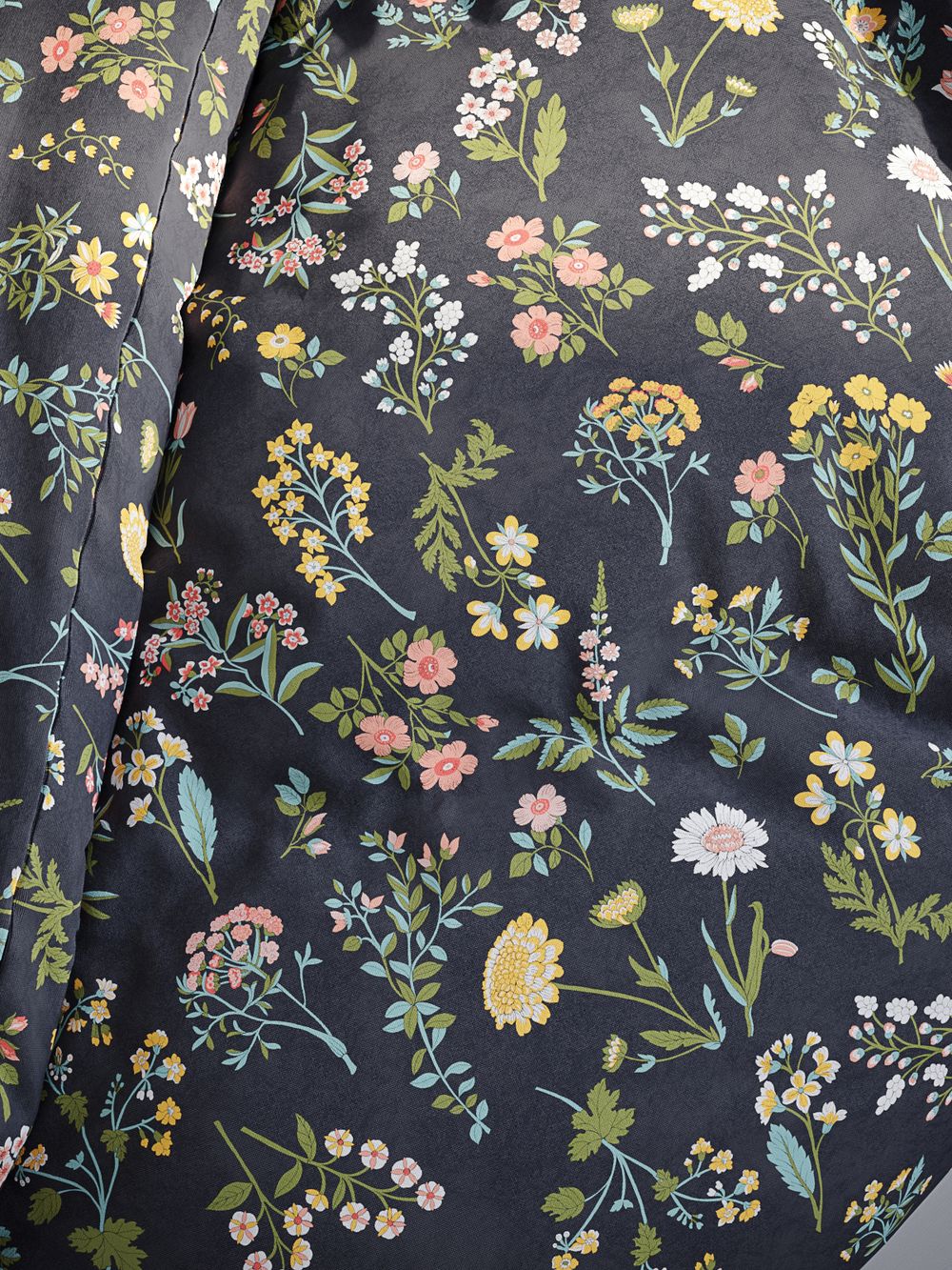 Простынь на резинке перкаль Сказка "Ботаника" 160x200 см