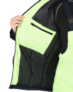 Костюм куртка, п/к синий с неоном тк.Гретта