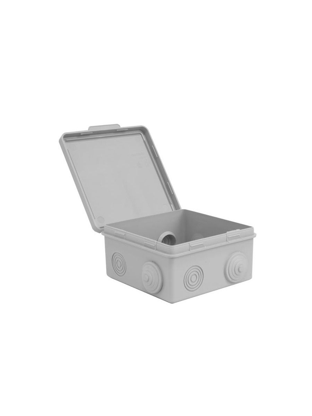 Коробка распределительная ОП 100х100х50мм 7 каб. вводов IP54 сер. TOKOV ELECTRIC TKE-KR-100-100-50-C06
