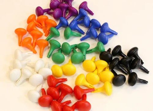 Колышки большие. Набор цветов № 1. 128 штук, 8 цветов.