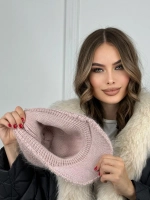 Шапка кепи зимняя с козырьком