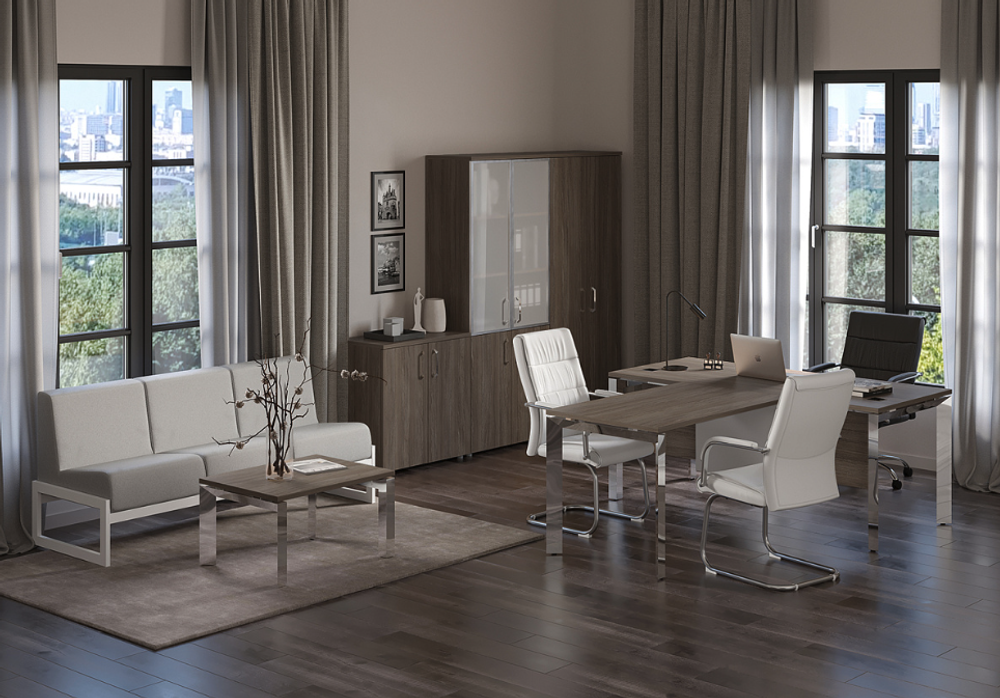 Брифинг-приставка на П-образном металлическом каркасе Onix Direct Lux ( Оникс Директ Люкс )