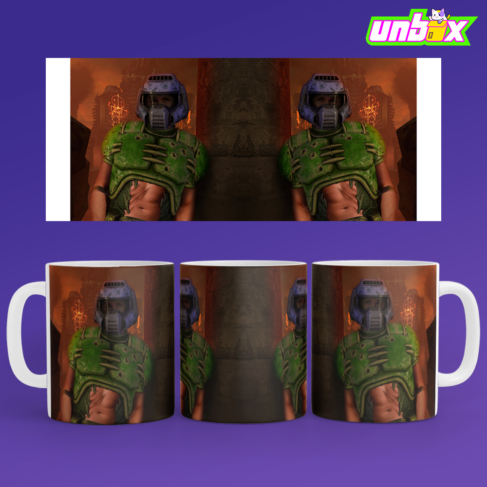 Кружка Райан Гослинг Doomguy