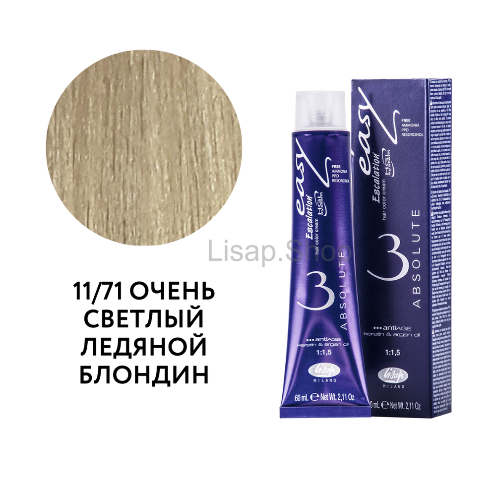 Безаммиачный перманентный крем-краситель для волос "Escalation Easy Absolute 3"