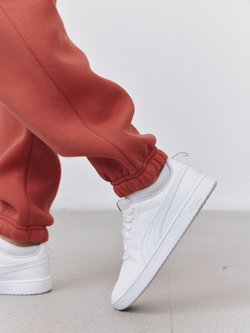 Брюки женские с начесом (терракотовый)