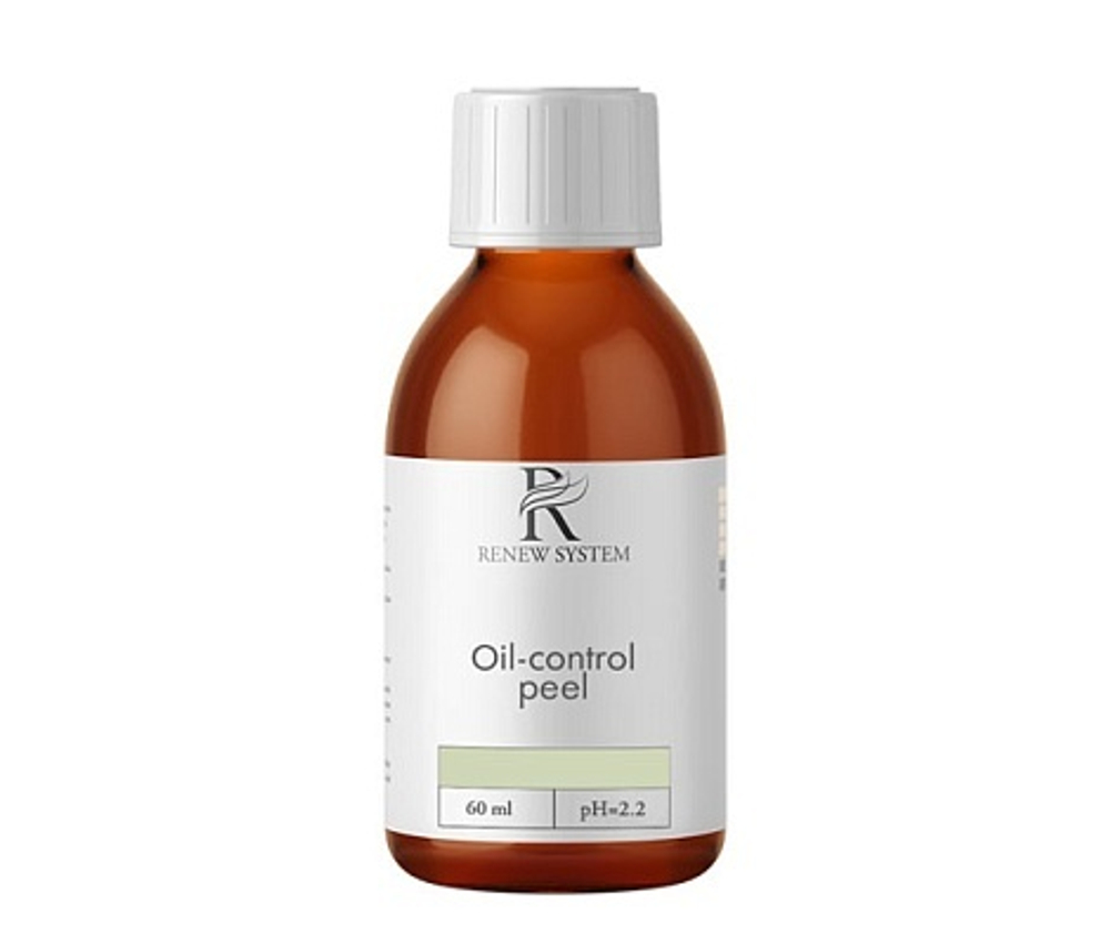 OIL-CONTROL PEEL (для жирной кожи) pH 2,2Миндальная 20%, салициловая 2%, глюконолактон 8%, гиалуроновая кислота, растительные экстракты
