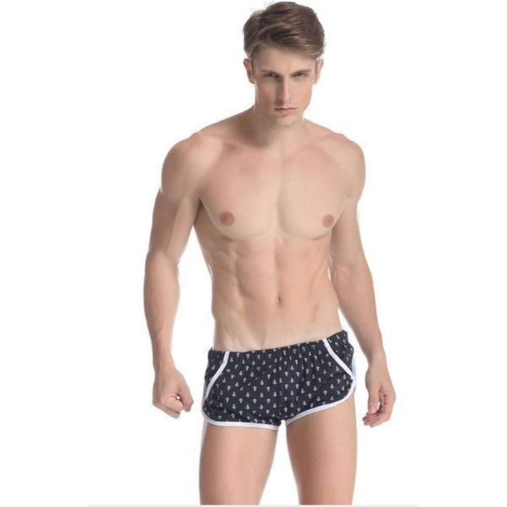 Мужские шорты синие с якорями Gillbro Navy Anchor Shorts