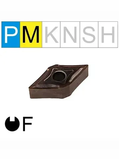 Твердосплавная пластина DNMG110404-EF-JUG205 для чистовой обработки стали и нержавеющей стали, с радиусом 04 мм, ромб 55, Tooleng