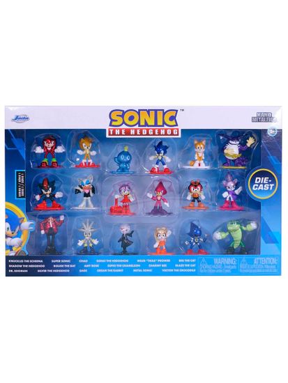 Набор фигурок Nano Соник Sonic The Hedgehog wave 1 4см (18 шт) 35642