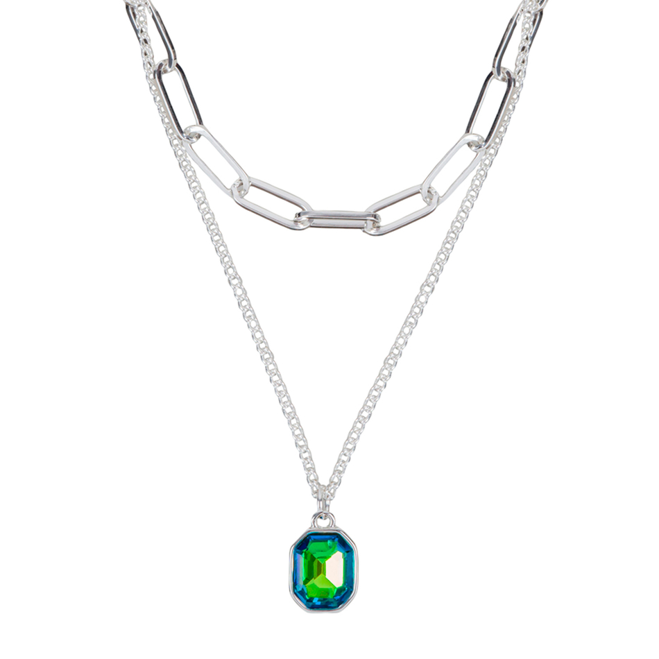 Колье Fiore Luna Virtual Green LN6101 S