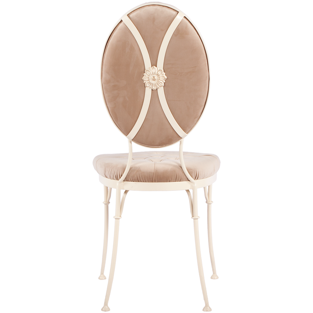 Стул кованый Аделаида Айвори Того Карамель