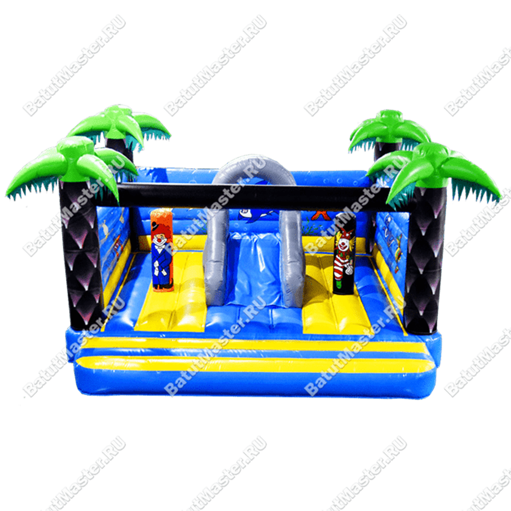 Надувной батут "Компания клоунов"