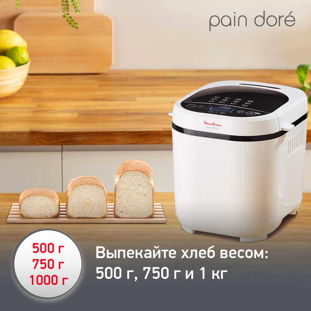 Хлебопечка Moulinex Fast&Delicious OW210130
