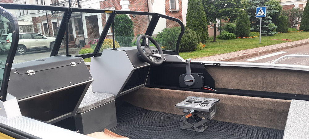 Готовый комплект: лодка Girgis 440 Fish + Yamaha F50LETL. Новый.