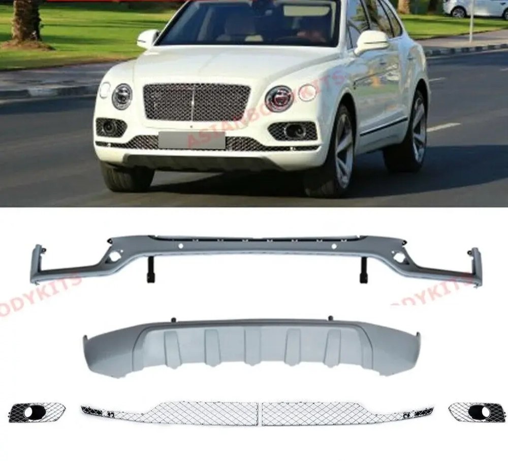 Передний бампер в сборе для Bentley Bentayga 2015-2020 Бентли Бентайга