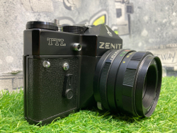 Zenit TTL Олимпийский + Helios-44M