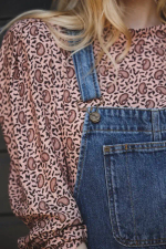 Комбинезон джинсовый