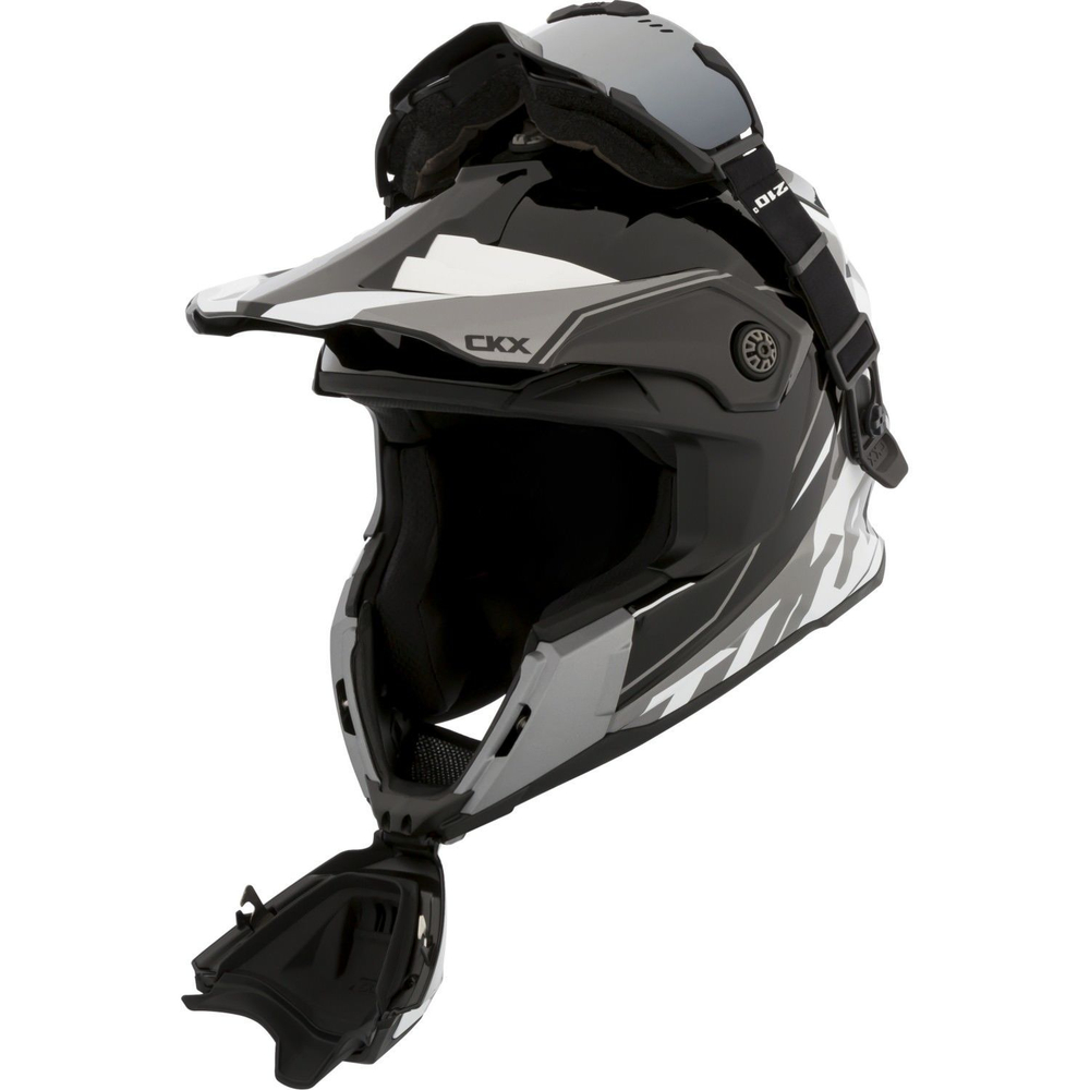 Шлем снегоходный бэккантри CKX TITAN CLIFF с очками CKX 210