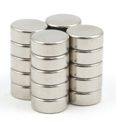 Магнит неодимовый диск 12х4 мм