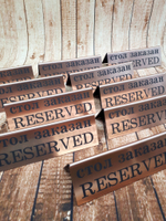 табличка стол заказан