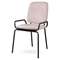 Стул Ror, Double Frame, розовый велюр