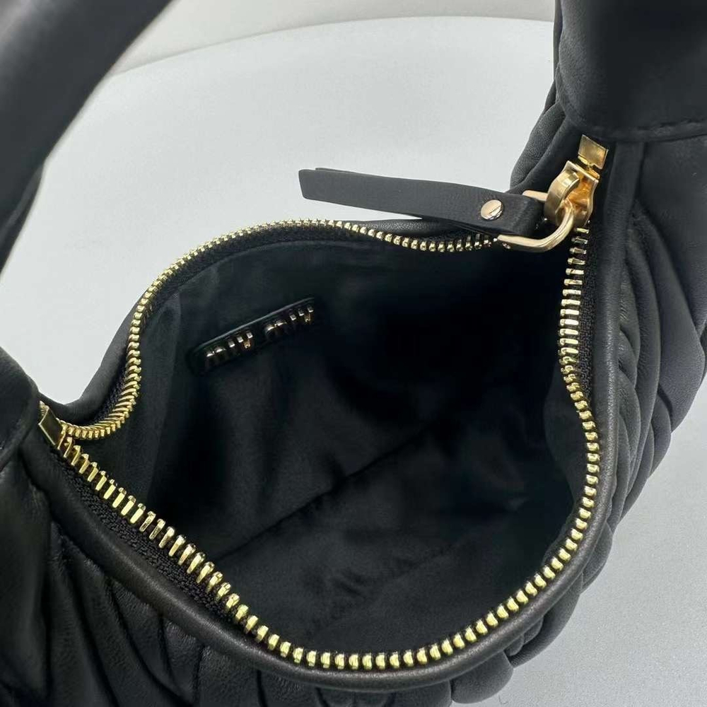 Miu Miu Wander matelassé mini hobo bag