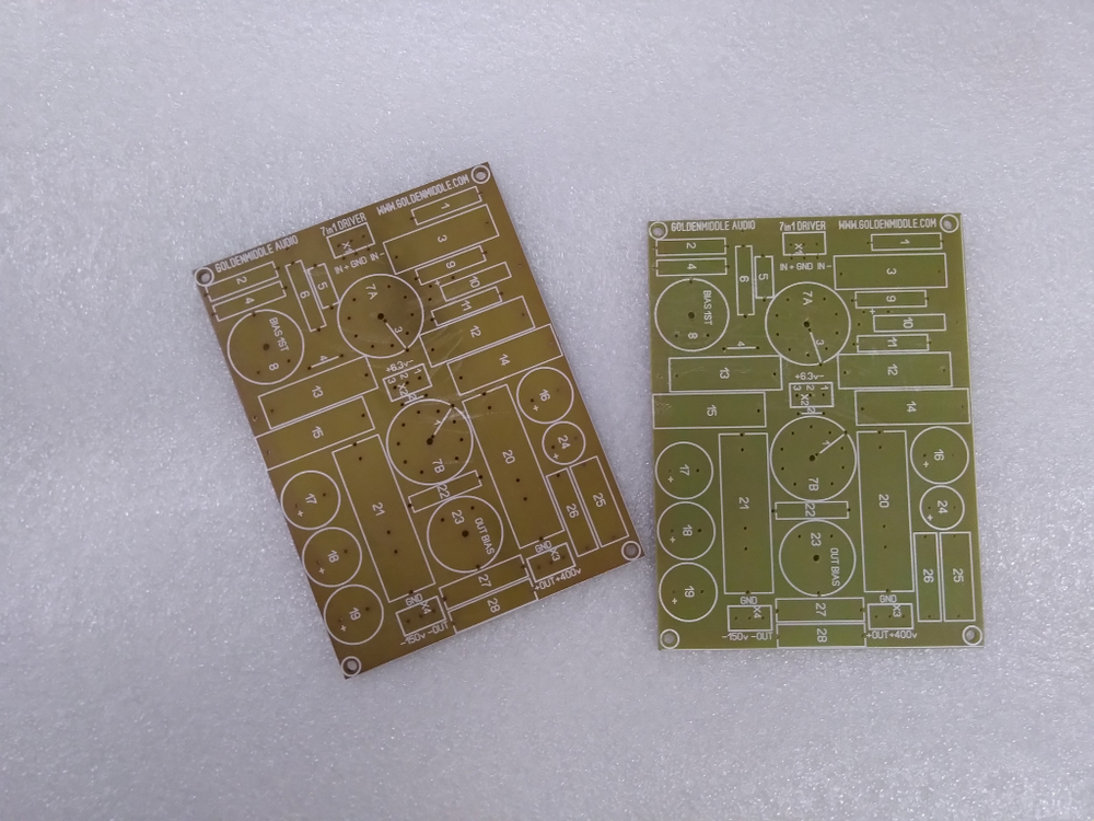 печатная плата лампового предусилителя