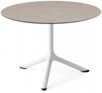 Столик ламинированный кофейный Scab Design Tripe, белый, тортора шпатель