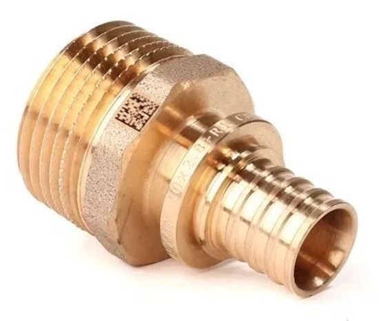 Переходник Rehau 32-R 3/4 RX+ с НР наружной резьбой бронза (арт. 14563203001)