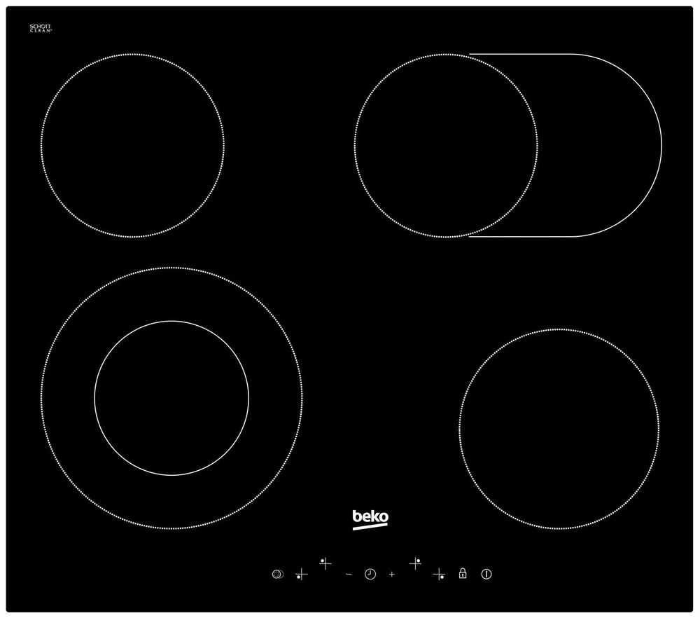 Электрическая варочная панель Beko HIC 64403 T