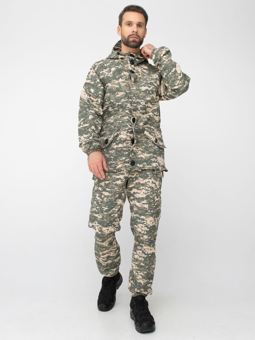 Костюм летний Горка-3 ткань Смесовая Рип-Стоп цвет 128/2 (светлый пиксель)