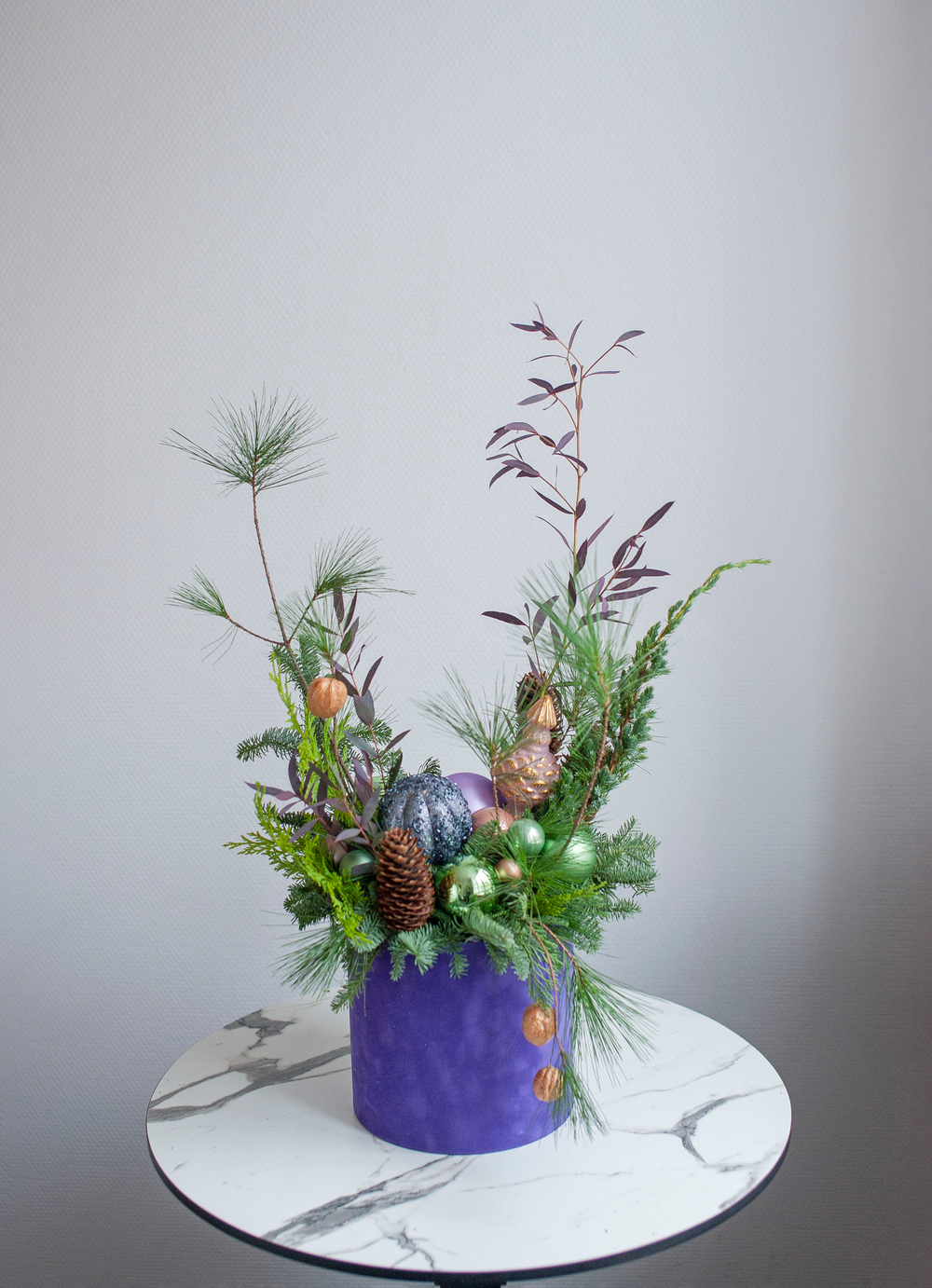 Новогодняя композиция Самоцветы