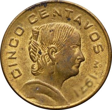 5 сентаво 1970-1976 Мексика