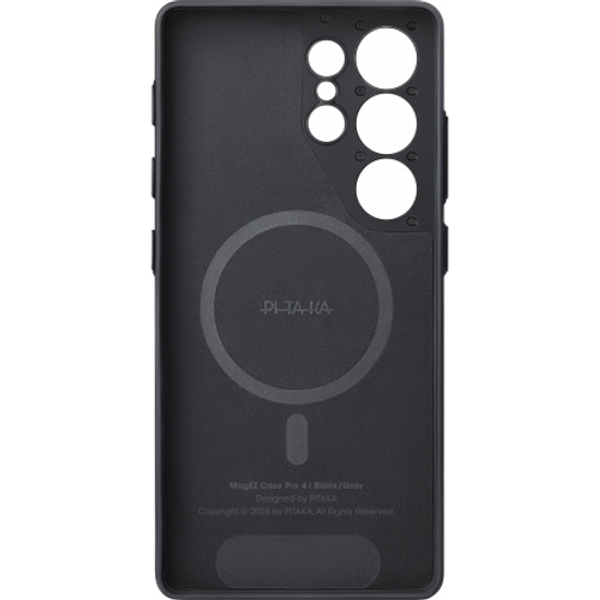 Противоударный чехол Pitaka PIN Button для Samsung Galaxy S25 Ultra, черный
