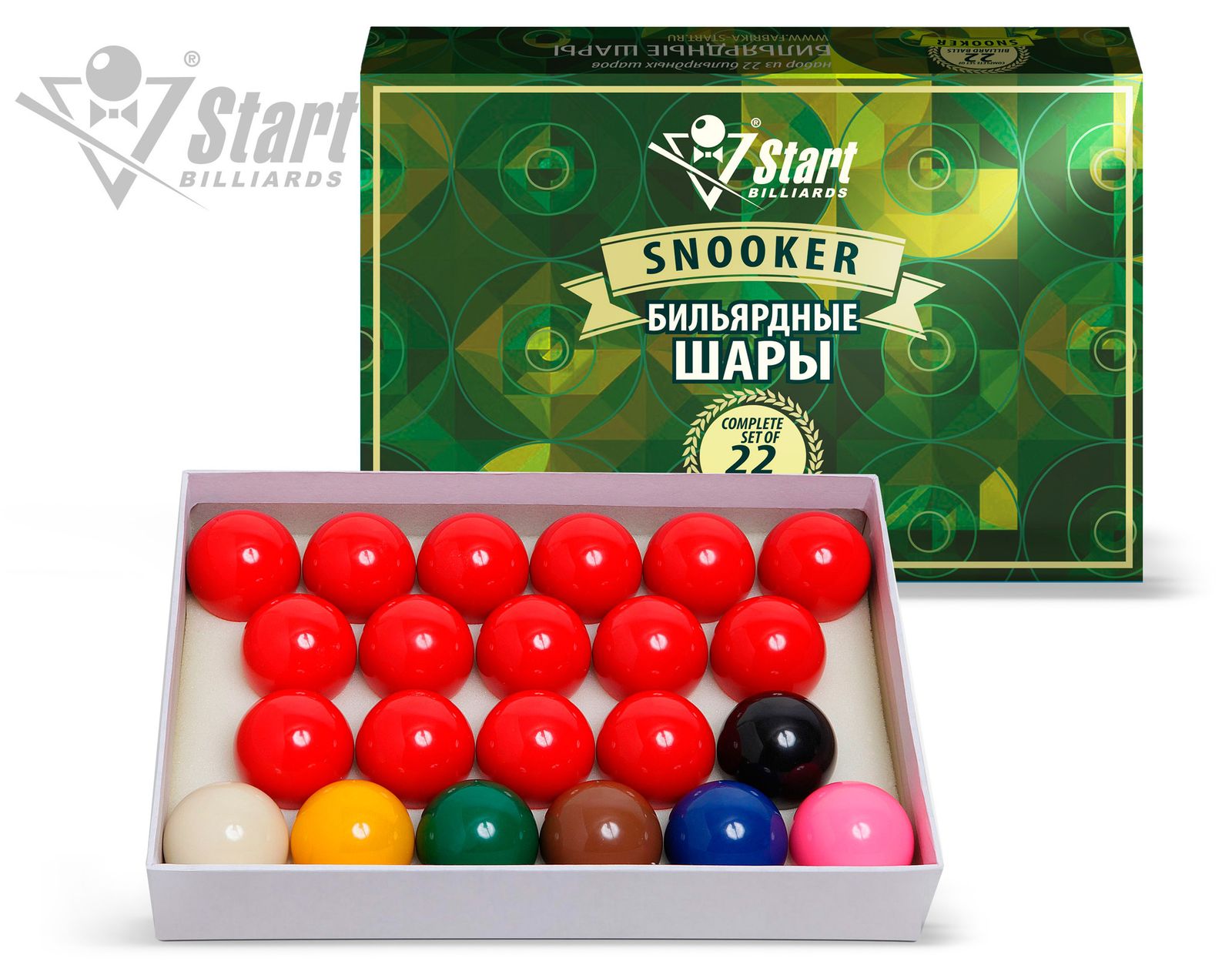 Шары Classic Snooker 52,4мм, 102 фото №2