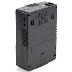 Источник бесперебойного питания ИБП Бастион SKAT-UPS 800 AI (SKAT-UPS 800-AI-LI-1x9) (Line-interactive, 800 / 480Вт, USB / RJ-45, АКБ 1х 9Ач, сверху ЕВРО 3+3, МПТ) (452)