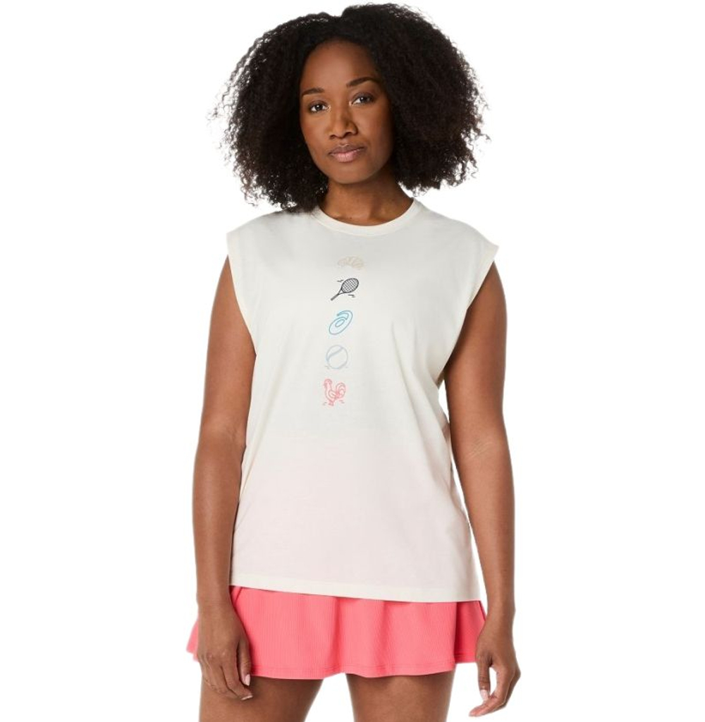 Топ теннисный Asics Game Seasonal Graphic - cream