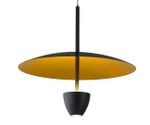 Подвес Синди черный/золото d35 h160 Led 7W (4000K) с лифтом