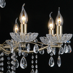 Люстра потолочная ILLUMICO E14  IL0265-8PSQ-39 AB