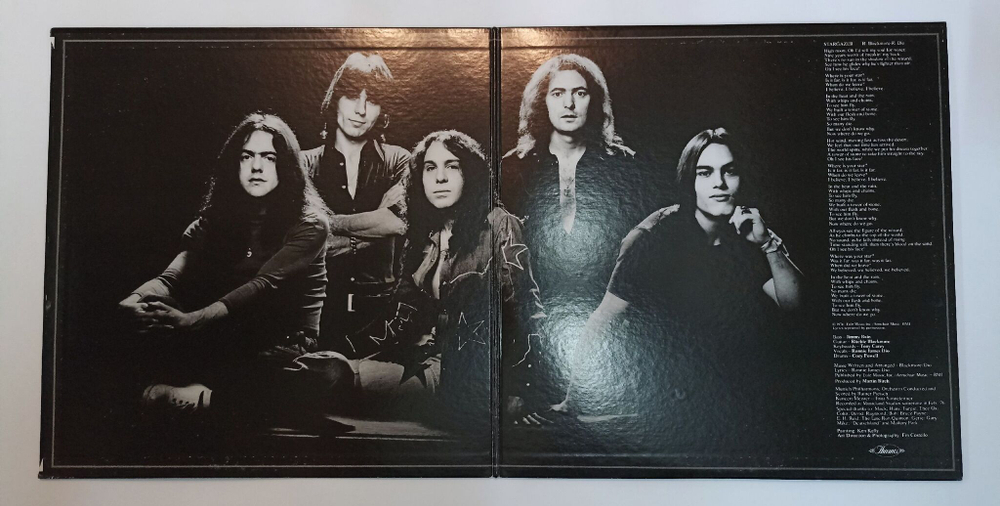 Винтажная виниловая пластинка LP Blackmores Rainbow Rising (Japan 1976) (No Obi) NM