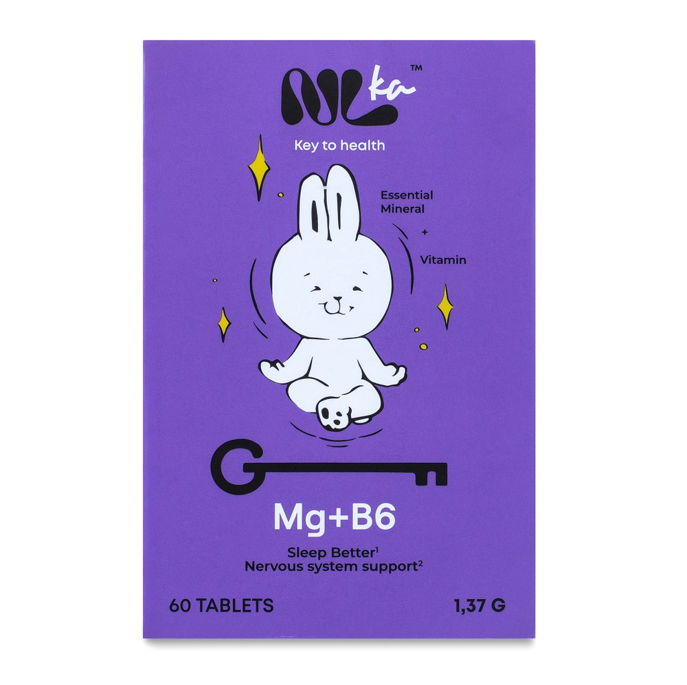Nlka Для детей Магний+B6, 60шт (со вкусом малины)