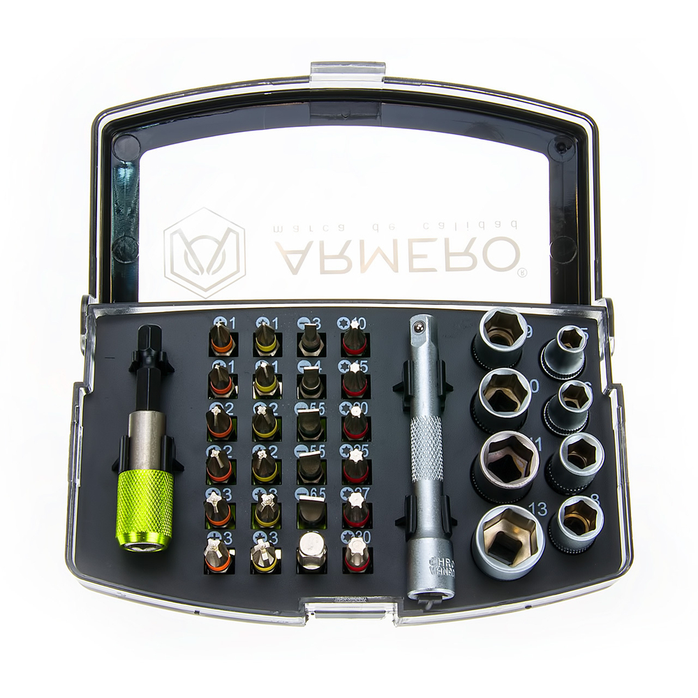 Набор бит и насадок Armero A440/034, 34 шт