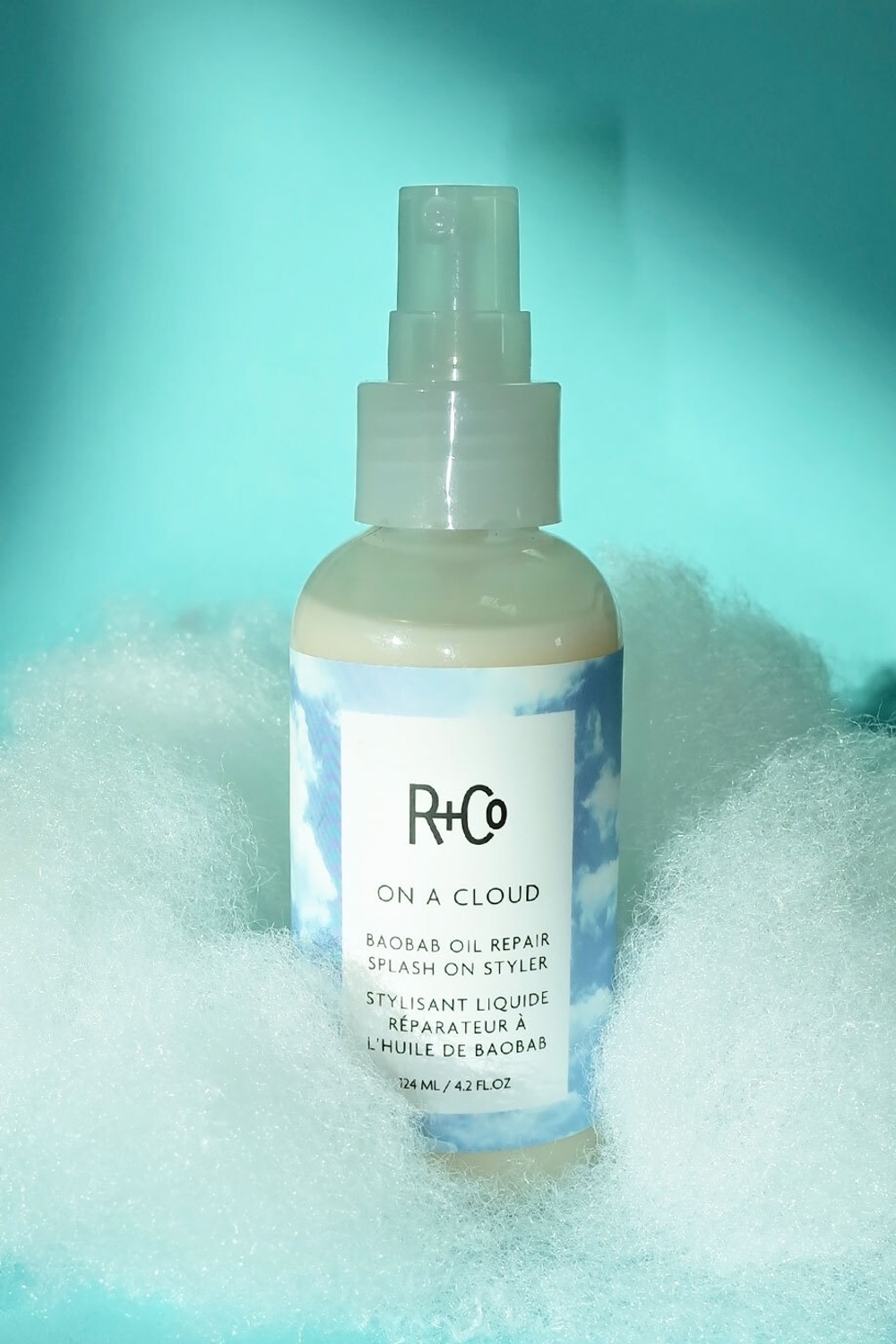 ON A CLOUD Baobab Oil Repair Splash On Styler / НА ОБЛАКЕ несмываемый уход для восстановления волос с маслом баобаба, 124 мл