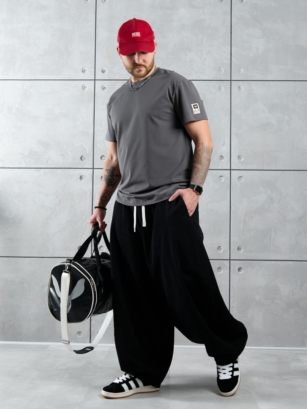 Фуфайка (футболка) мужская Арчи-1 Виотекс СЕРЫЙ