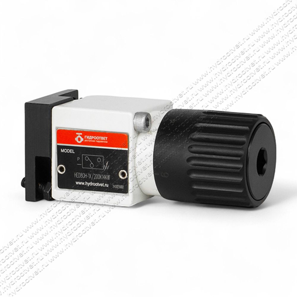HED8OH-1X/200K14KW - Реле давление поршневое регулировка до 200 бар, монтаж модульный (плита HSZ заказывается отдельно), регулирующий элемент рукоятка со шкалой